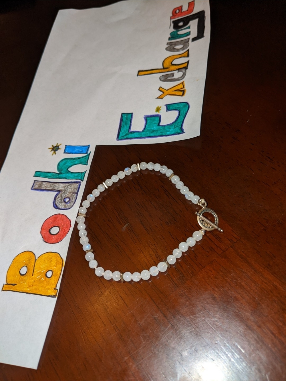 Moonstone & Sterling Silver Bracelet